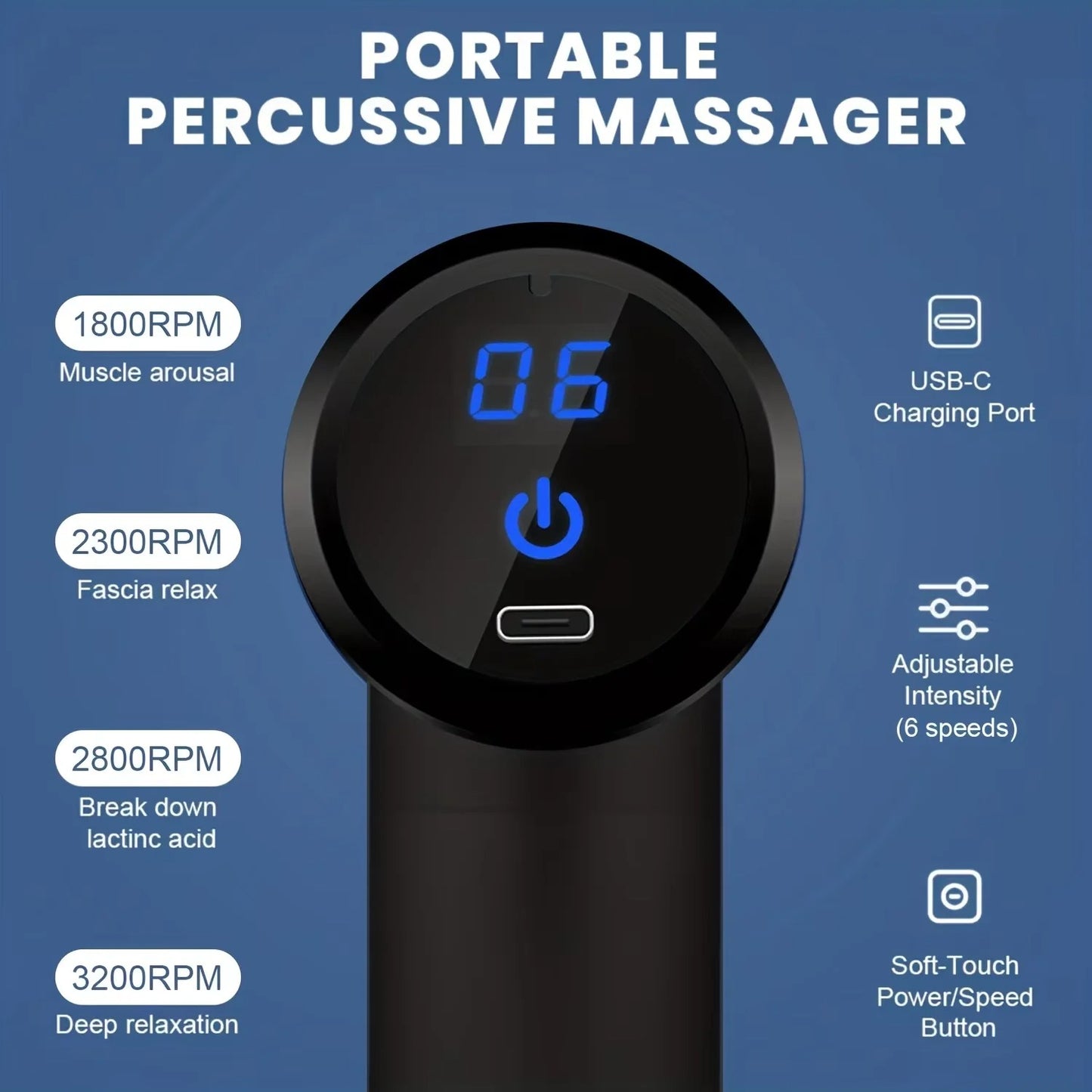 PORTABLE MASSAGE GUN